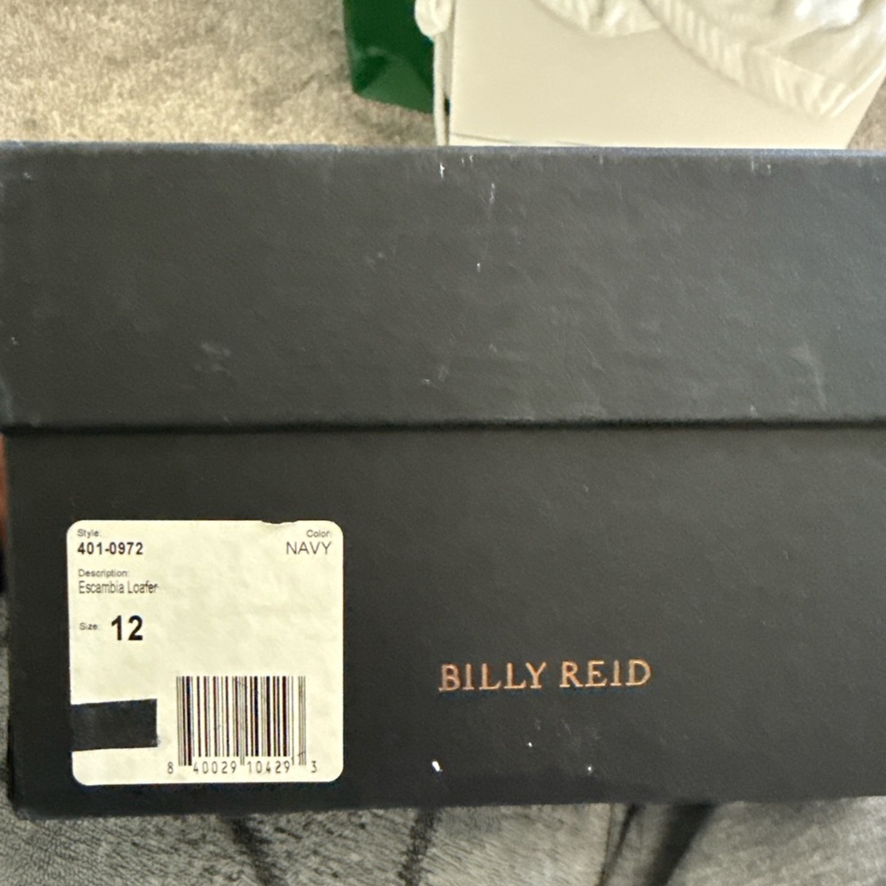 Billy Reid Dark Leather Men's Loafers - Picture 4 of 4